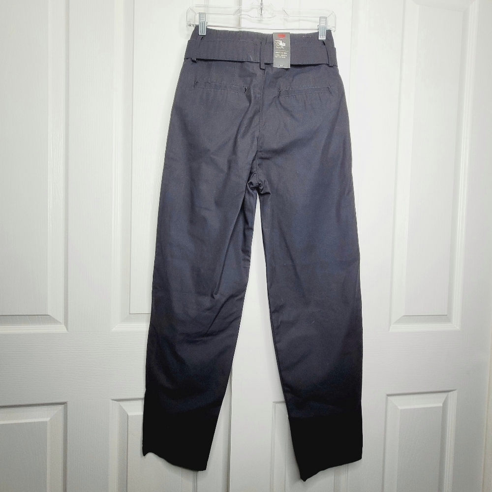 Levi’s TAILORED HIGH LOOSE TAPER WOMEN'S PANTS Black 24 - Picture 9 of 10